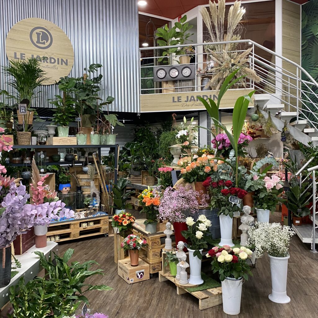 La boutique Le Jardin des Fontenelles vue de l'intérieur. - Les Fontenelles
