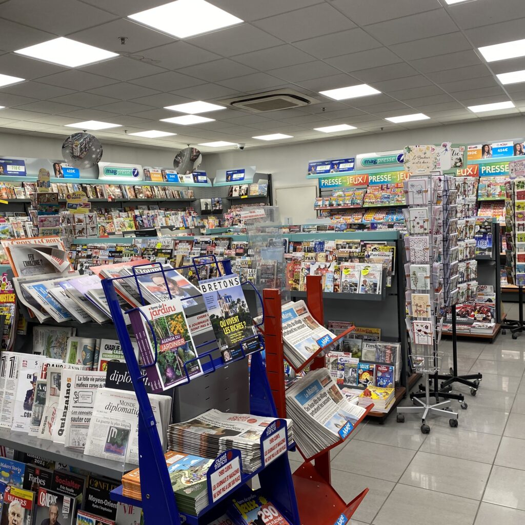 La boutique MagPresse vue de l'intérieur. - Les Fontenelles